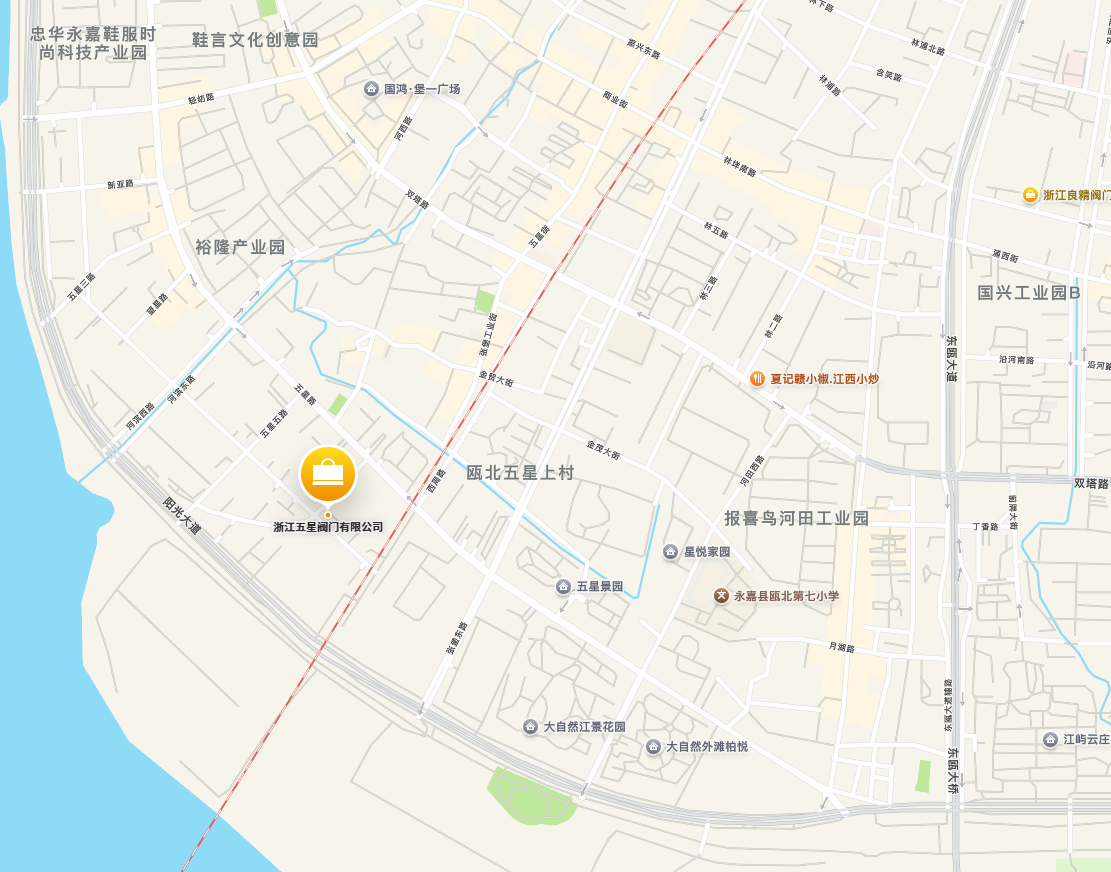 Wuxing Valve Location Map